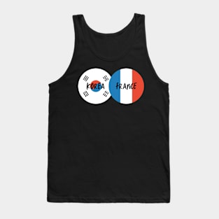 Korean French - Korea, France Tank Top